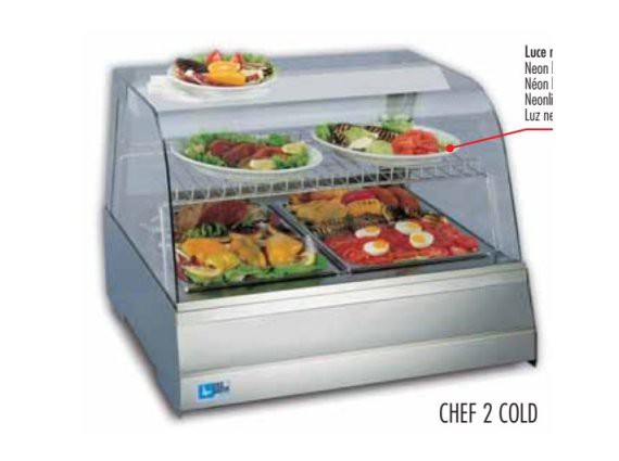 Vetrina refrigerata Chef Cold 2 PS.